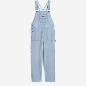 H&M - NWT Twill Dungarees Blue And White Stripe Adjustable Strap Overalls XXS